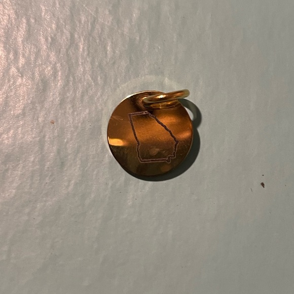 Small Gold Georgia Charm - Picture 1 of 1